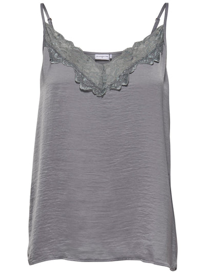 Appa lace singlet sharkskin