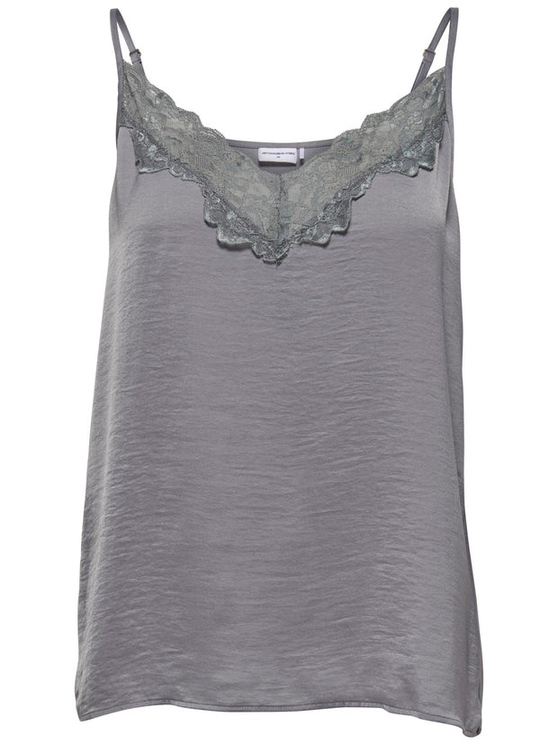 Appa lace singlet sharkskin