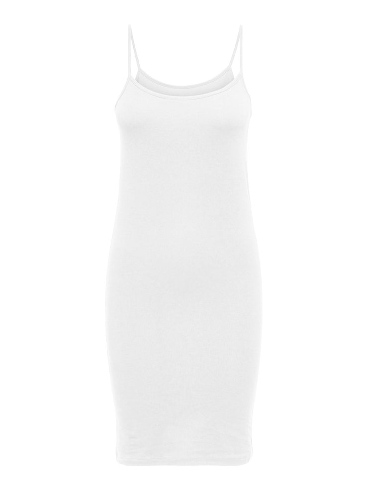 JDY kjole ava singlet white - FORUDBESTILLING LEV. UGE 16