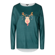 Alma top green xmas