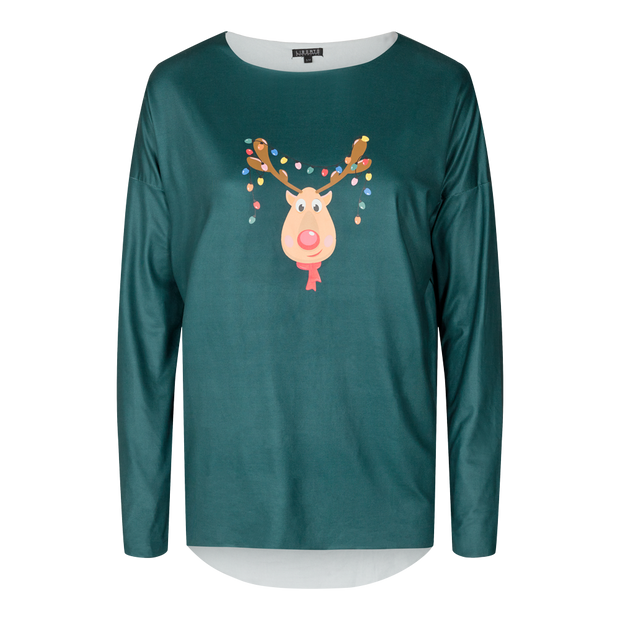 Alma top green xmas