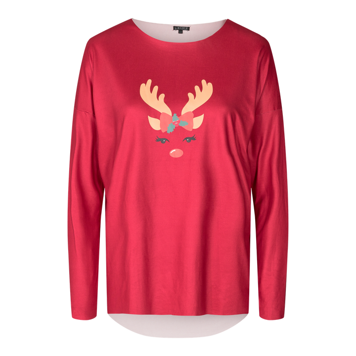 Liberté bluse alma red xmas voksen