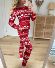 Christmas pants red