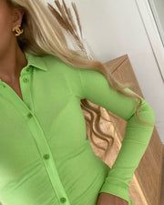 Hontun dress sap green