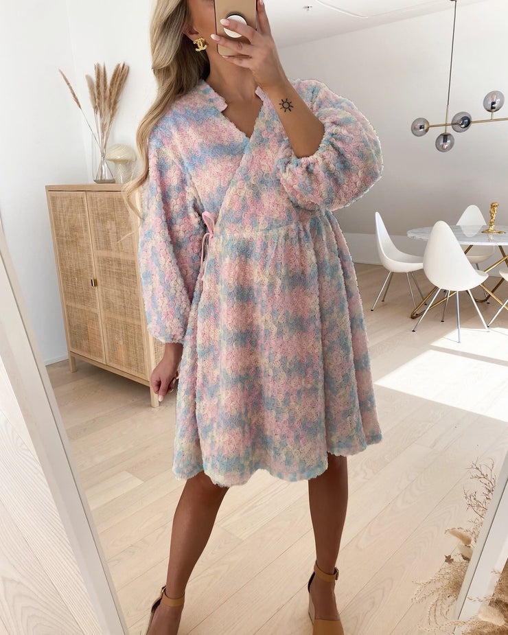 Sofie wrap dress pastel – Dressforsuccess