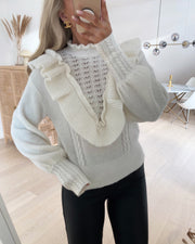 Bistra ls knit pullover birch