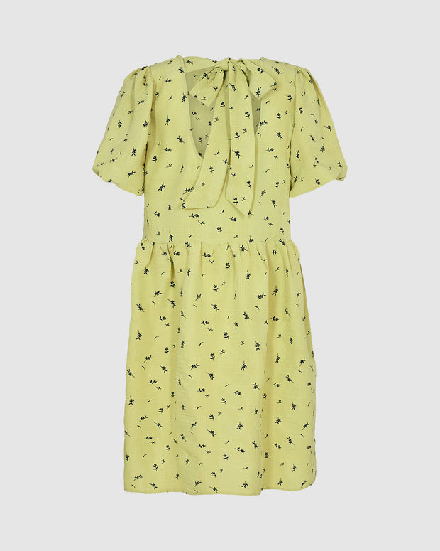 Quintelle dress short dress pastel green