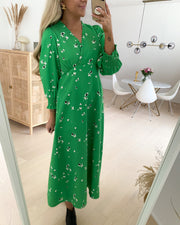 Dasla 3/4 long dress classic green