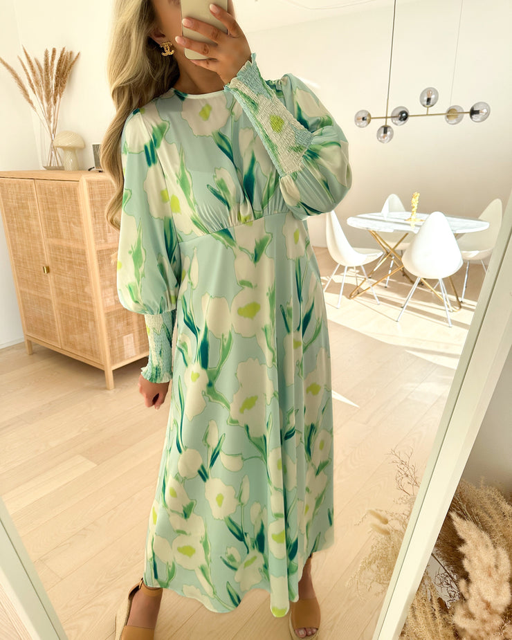 Love737-11 dress spring flower
