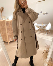 Gloria trench coat oxford tan
