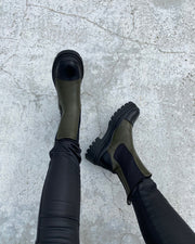 Nilla boots dark olive