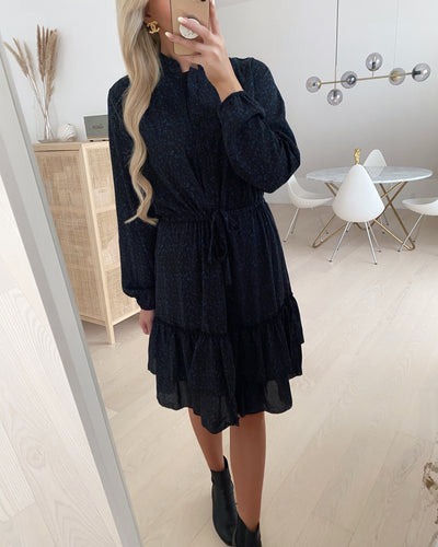 Gondol dress black/blue