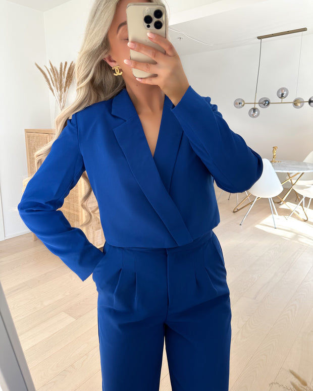 Stella l/s cropped blazer surf the web