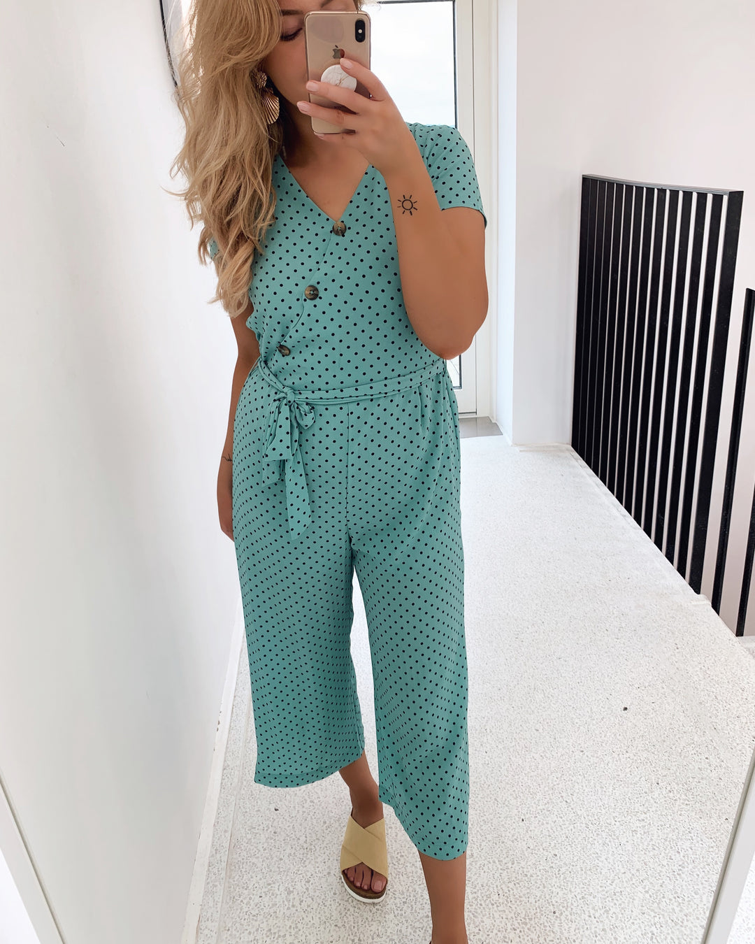 Diana capsleeve jumpsuit