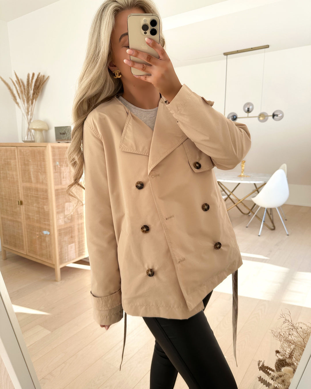 Vero Moda jakke pernillemie short irish cream