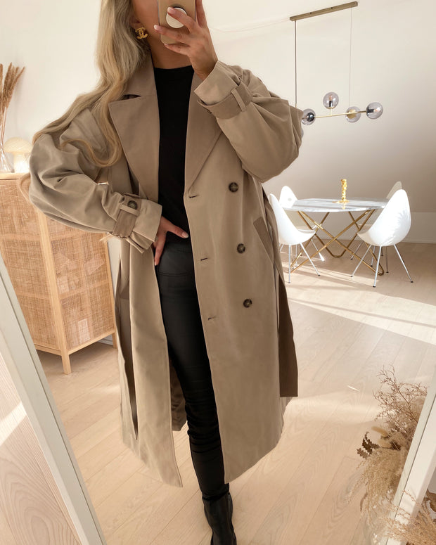 Gloria trench coat oxford tan