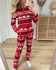 Christmas pants red