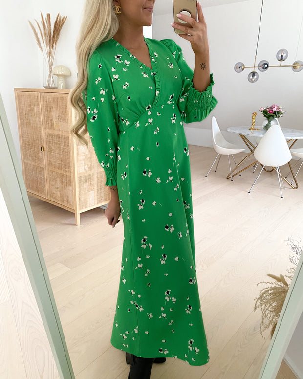 Y.A.S kjole dasla 3/4 long classic green