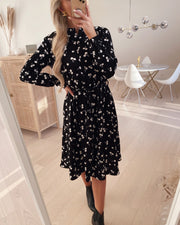 Elta dress 1 black/cream cherry