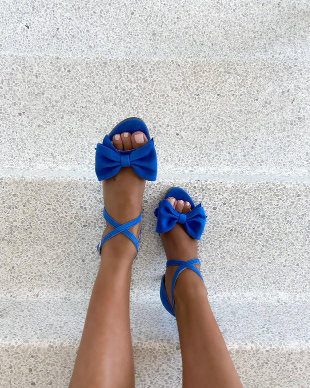 Celebrate heels electric blue