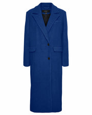 Vero Moda jakke venetavega long wool sodalite blue