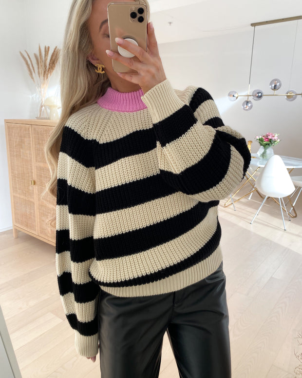 Miba contrast stripe/pink