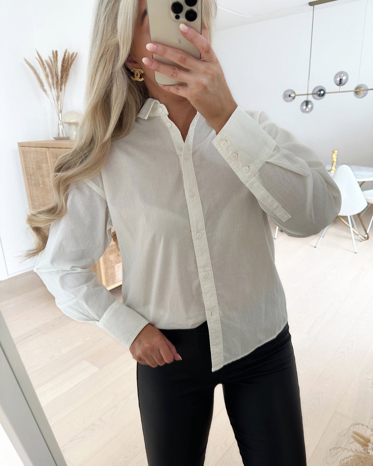 Melia ls shirt snow white