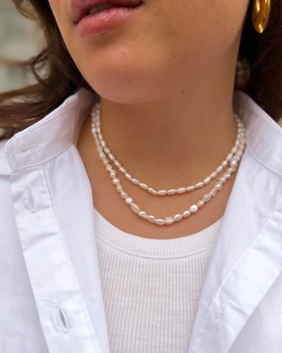 I love you pearl necklace
