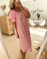 Vanessa ss dress prism pink