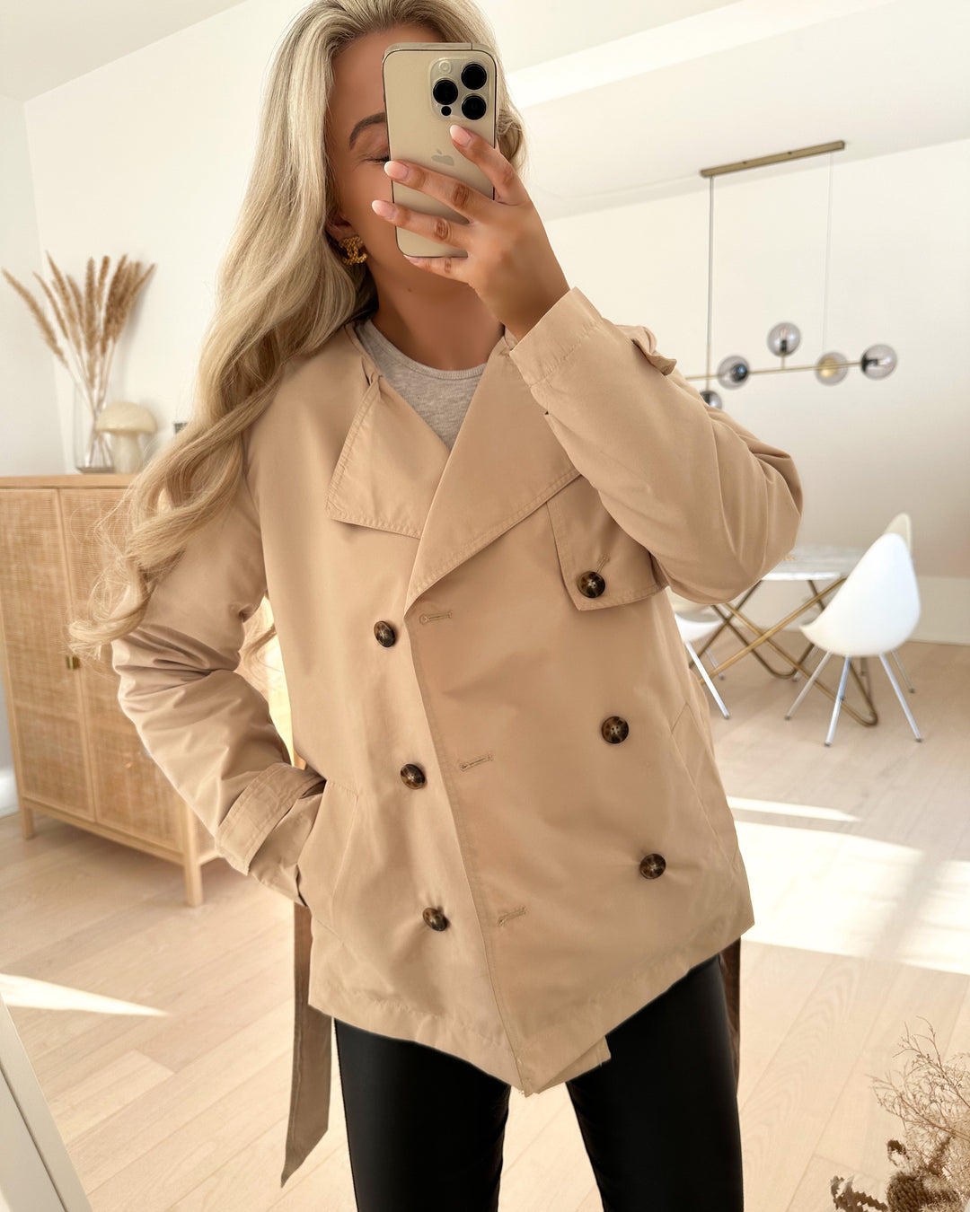 Vero Moda jakke pernillemie short irish cream