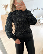 Vya ls blouse khaki animal