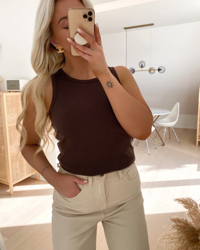 Eike-ta dark earth top