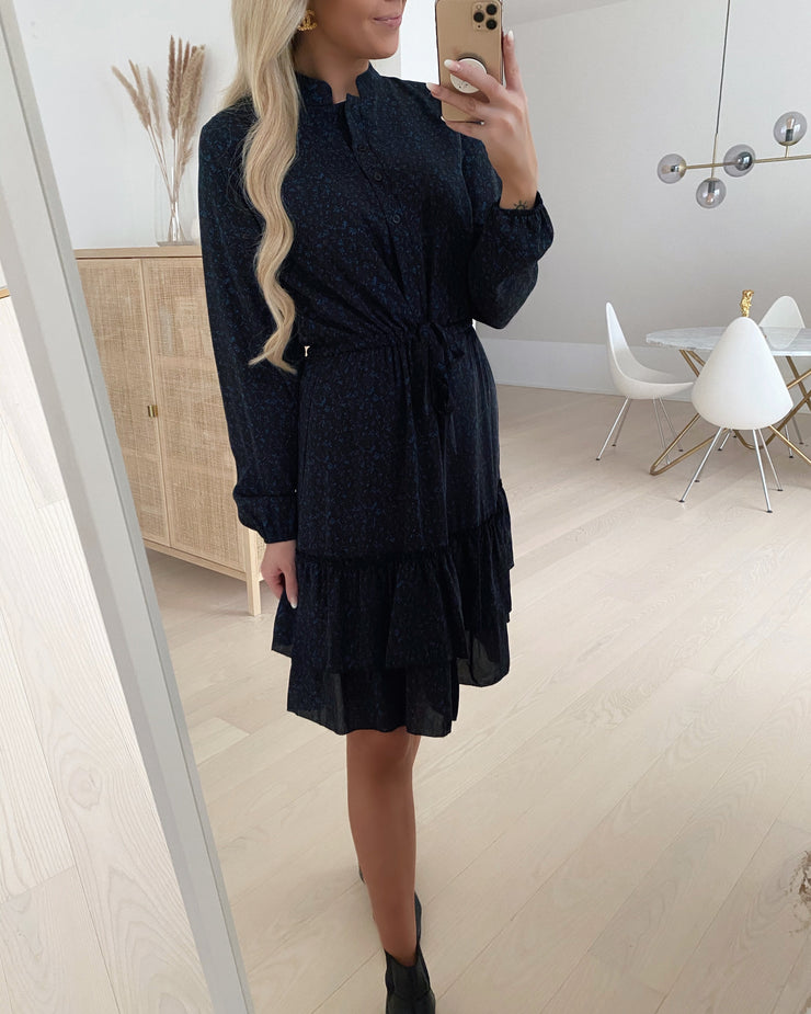 Gondol dress black/blue