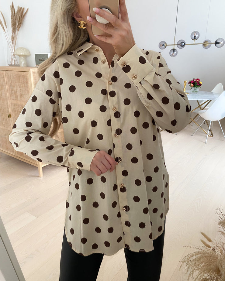 Love765-2 shirt choco dot