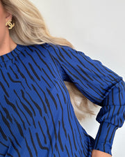 Vya ls blouse safir grafic