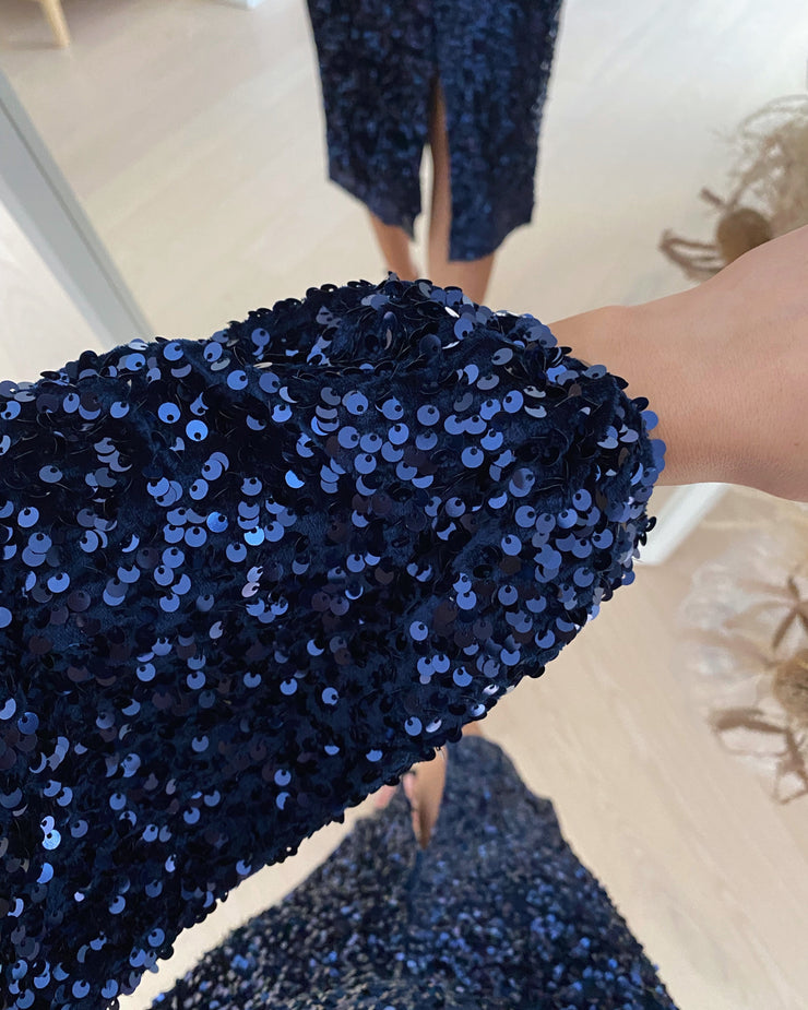 Teagan dress blue