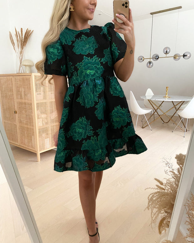 Taylor loose dress green mix
