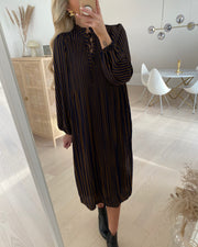 Love698-1 dress navy/brown