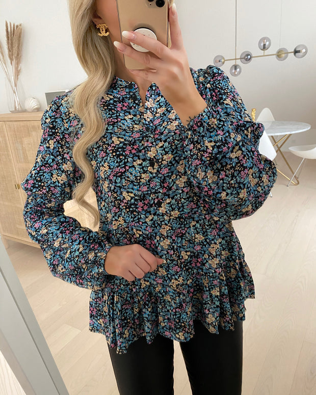 Masti blouse black flower