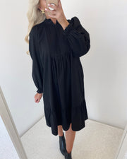 Meda ls dress black