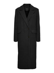 Venetavega long wool coat black