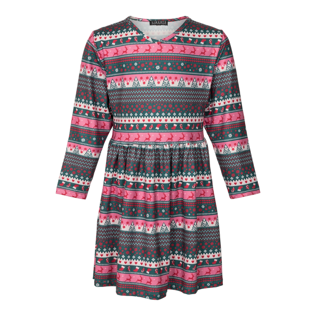 Alma babydoll dress xmas kids